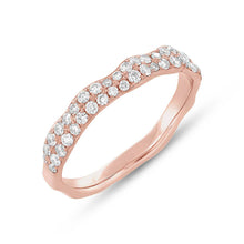 Load image into Gallery viewer, Rose gold wavy ring
