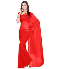 Load image into Gallery viewer, Black Georgette Buti Saree With Blouse Piece
