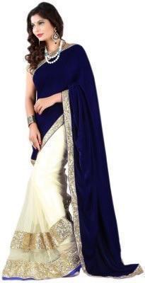 Heavy Designer Blue Party wear Saree