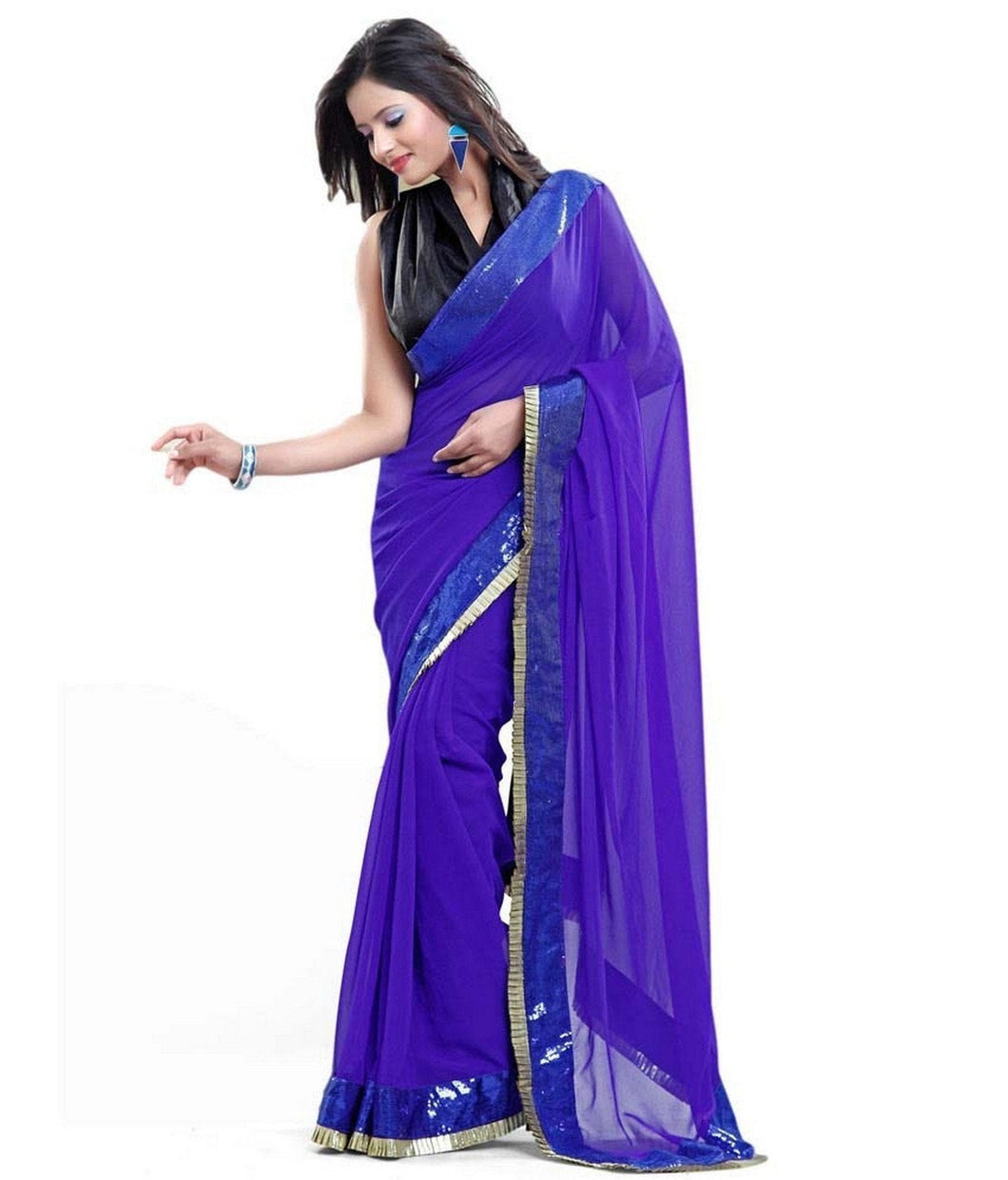 Deepika Jawani Diwani Blue Saree Order Online