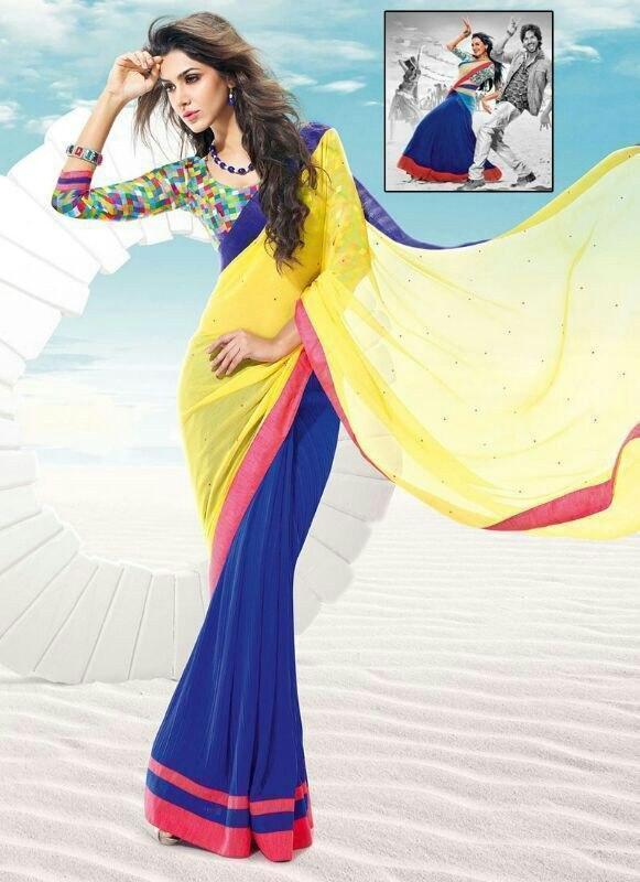 R Rajkumar Collection Yellow Saree