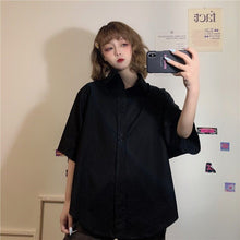 Load image into Gallery viewer, Blouse Women Women&#39;s Short-Sleeved Shirt Loose 2020 Summer Blusas Ropa De Mujer
