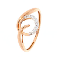 Load image into Gallery viewer, Rose gold wavy ring
