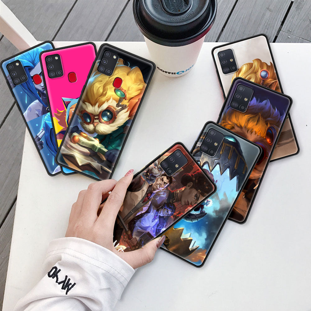 Mobile Protective Case For Samsung Galaxy A51 A71 A21s A12 A52 A32 A22 A31 A72 Black Cover A50 A41 A02s A11 A-Arcane Hemerdinger