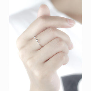 Classic silver ring